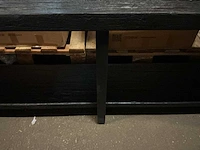 Gigameubel pure black tv meubel - afbeelding 4 van  4
