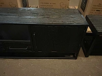 Gigameubel pure black tv meubel - afbeelding 3 van  7