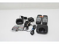 Gigaset a220 duo v2 duo dect telefoon simpel in gebruik makkelijke bediening door het menu duidelijk leesbaar scherm zwart - afbeelding 2 van  3