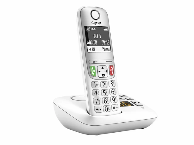 Gigaset a605a draadloze huis telefoon met antwoordapparaat wit - afbeelding 1 van  5