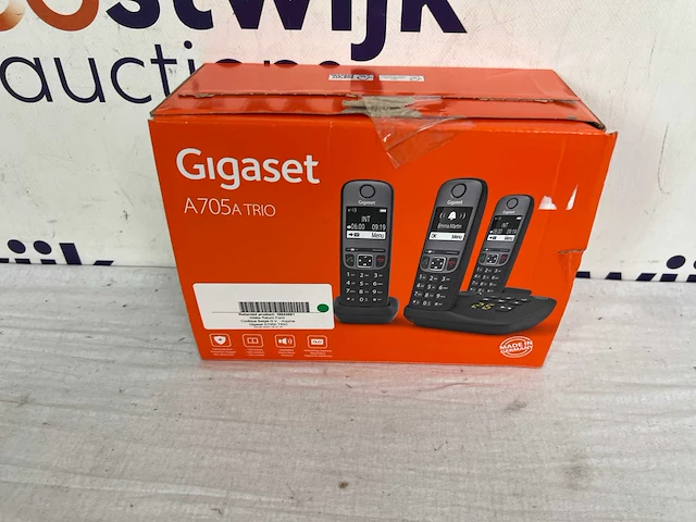 Gigaset a705a trio zwart huistelefoon - afbeelding 2 van  2