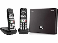 Gigaset a735 duo zwart - en - gigaset n300a ip - afbeelding 1 van  2