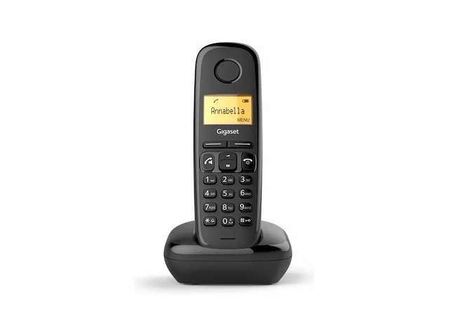 Gigaset as190 - single dect telefoon - zwart - afbeelding 1 van  2