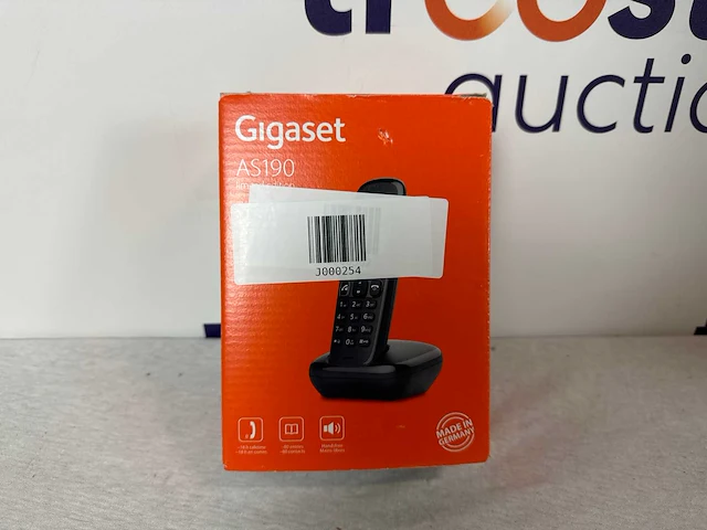 Gigaset as190 - single dect telefoon - zwart - afbeelding 2 van  2