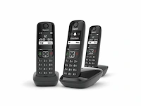 Gigaset as690r trio dect telefoon zwart - afbeelding 1 van  2