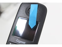 Gigaset e290 e draadloze thuistelefoon voor senioren met zeer grote verlichte toetsen extra luid belvolume zwart - afbeelding 3 van  3