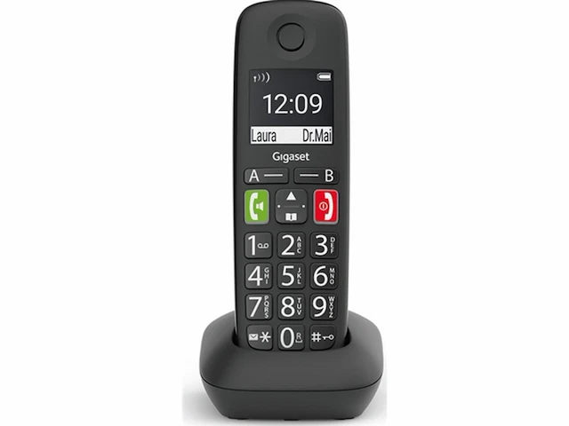 Gigaset e290e hx losse handset tbv uitbreiding zwart - afbeelding 1 van  3