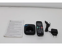 Gigaset e290ehx - draadloze handset voor senioren om verbinding te maken met uw dect basisstation - zeer grote en verlichte knoppen - extra luid geluid - compatibel met gehoorapparaat - zwart - afbeelding 2 van  3