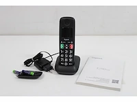 Gigaset e290ehx - draadloze handset voor senioren om verbinding te maken met uw dect basisstation compatibel met gehoorapparaat - zwart - afbeelding 2 van  2