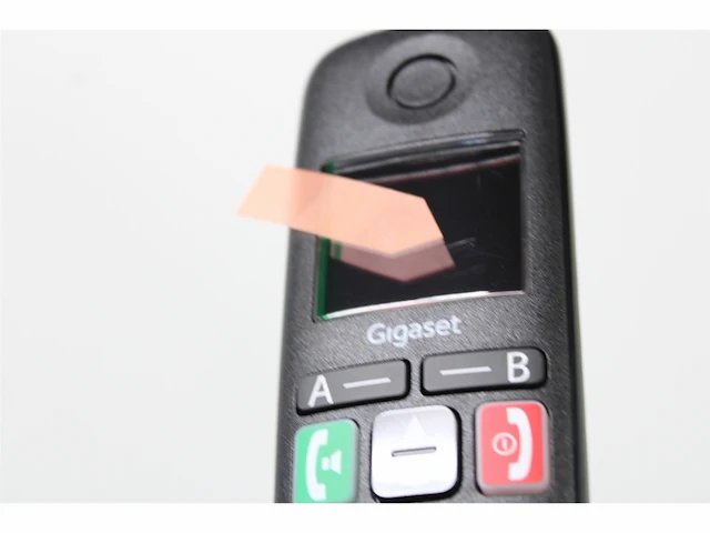 Gigaset e290ehx draadloze handset voor senioren om verbinding te maken met uw dect basisstation zeer grote en verlichte knoppen extra luid geluid zwart - afbeelding 3 van  3