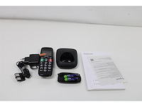 Gigaset e290ehx draadloze handset voor senioren om verbinding te maken met uw dect basisstation zeer grote en verlichte knoppen zwart - afbeelding 3 van  3