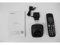 Gigaset e290ehx draadloze handset voor senioren, zwart - afbeelding 2 van  2