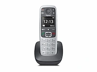 Gigaset e560 draadloze telefoon - voor seniorennoodoproeptoets voor 4 sos-nummers zilver - afbeelding 2 van  5