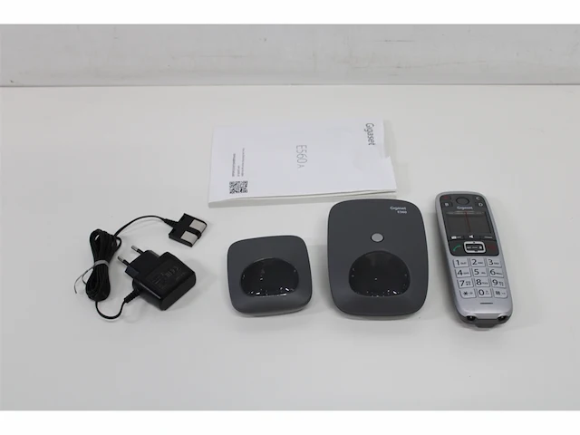 Gigaset e560 draadloze telefoon - voor seniorennoodoproeptoets voor 4 sos-nummers zilver - afbeelding 5 van  5