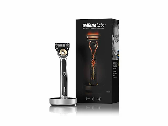 Gillette labs heated razor for men starter kit scheermes + houder + 2 scheermesjes - afbeelding 2 van  4