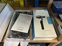 Gimbal voor smartphone, 1x led ringlamp op statief - afbeelding 2 van  7