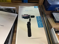 Gimbal voor smartphone, 1x led ringlamp op statief - afbeelding 3 van  7