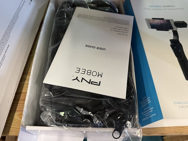 Gimbal voor smartphone, 1x led ringlamp op statief - afbeelding 4 van  7