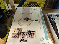 Gimbal voor smartphone, 1x led ringlamp op statief - afbeelding 5 van  7