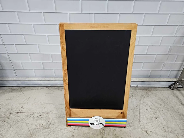 Ginette - dubbelzijdig stoepbord - ongebruikt - afbeelding 1 van  4