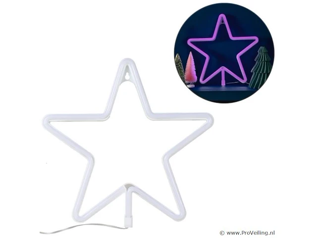 Ginger ray neon verlichting star - afbeelding 1 van  3