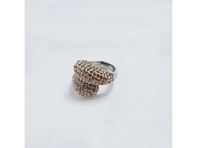 Gioielli dames ring - nieuw - stenen zijn geen naturlijke diamanten - afbeelding 1 van  4