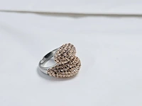 Gioielli dames ring - nieuw - stenen zijn geen naturlijke diamanten - afbeelding 3 van  4