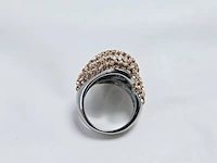 Gioielli dames ring - nieuw - stenen zijn geen naturlijke diamanten - afbeelding 4 van  4
