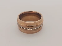 Gioielli dames ring - nieuw - stenen zijn geen natuurlijke diamanten - afbeelding 1 van  3