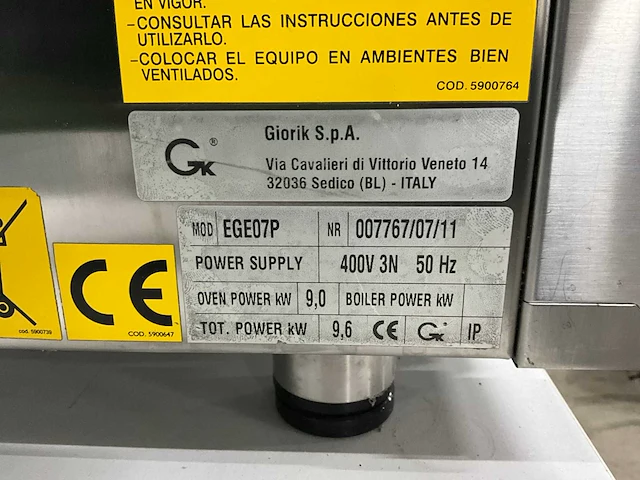 Giorik ege070 combisteamer - afbeelding 6 van  7