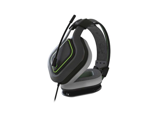 Gioteck - hc-9 bedrade stereo gaming headset zwart & groen voor xbox, ps5, ps4, pc, mac & mobiel - afbeelding 1 van  2