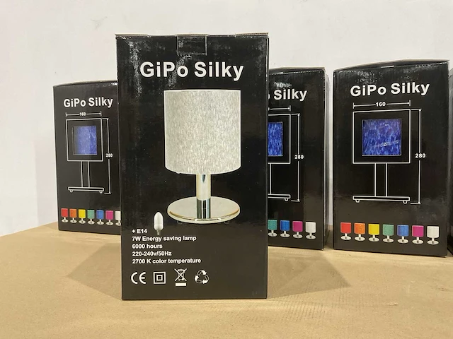Gipo silky tafellamp (32x) - afbeelding 6 van  8