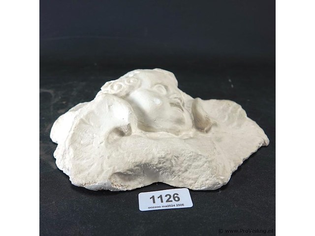 Gipsen puto als wandornament - afbeelding 2 van  5