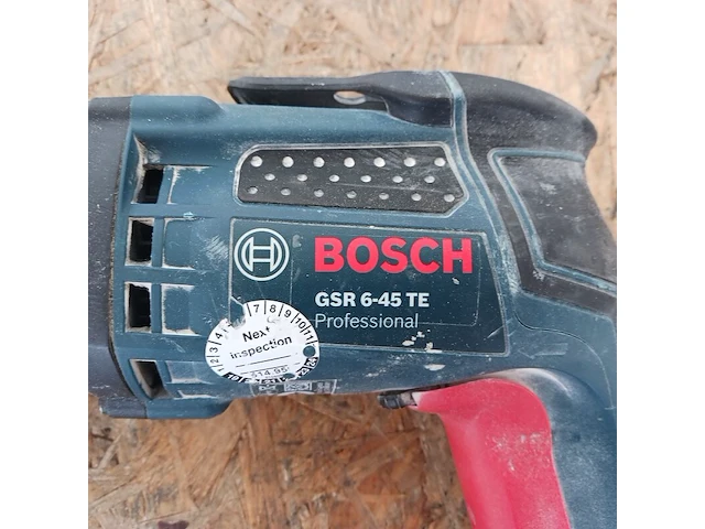 Gipsschroefmachine - 230v bosch, gsr 6-45 te, bouwjaar 2017 - afbeelding 4 van  10