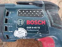 Gipsschroefmachine - 230v bosch, gsr 6-45 te, bouwjaar 2017 - afbeelding 4 van  10