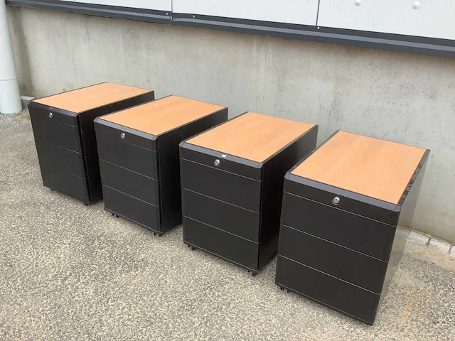 Gispen - verrijdbaar ladeblok (4x) - afbeelding 1 van  6