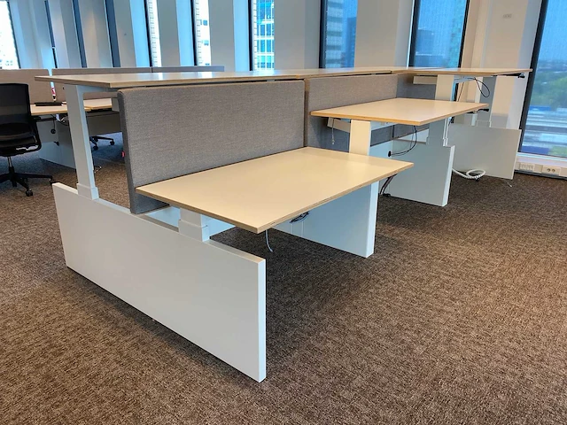 Gispen cimo - 6 persoons zit-sta snelslinger workbench 140x80 - afbeelding 5 van  18