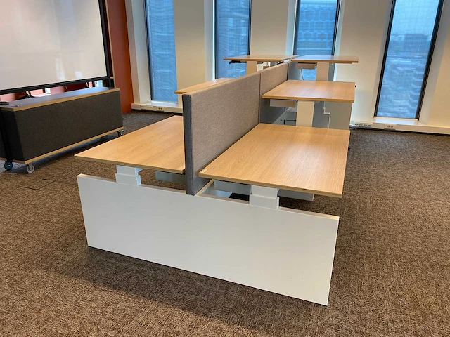 Gispen cimo - 6 persoons zit-sta snelslinger workbench 140x80 - afbeelding 5 van  25