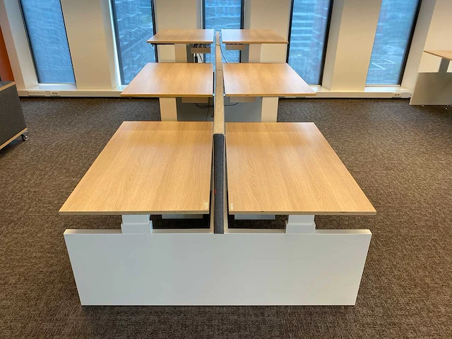 Gispen cimo - 6 persoons zit-sta snelslinger workbench 140x80 - afbeelding 6 van  25