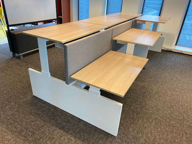 Gispen cimo - 6 persoons zit-sta snelslinger workbench 140x80 - afbeelding 10 van  25