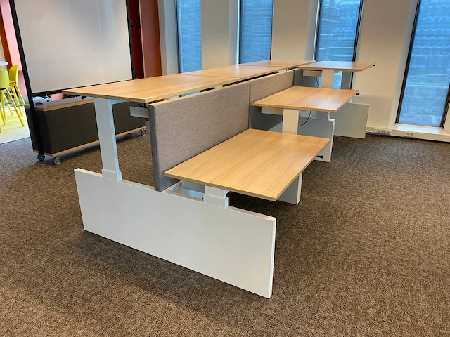 Gispen cimo - 6 persoons zit-sta snelslinger workbench 140x80 - afbeelding 13 van  25