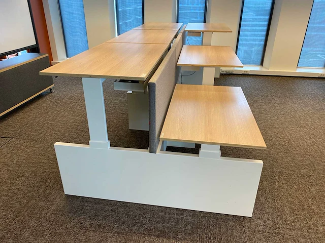 Gispen cimo - 6 persoons zit-sta snelslinger workbench 140x80 - afbeelding 17 van  25