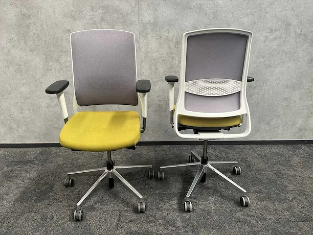 Gispen zinn - ergonomische bureaustoel - olijfgroen (2x) - afbeelding 8 van  16
