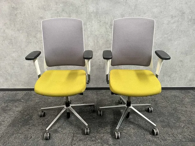 Gispen zinn - ergonomische bureaustoel - olijfgroen (2x) - afbeelding 9 van  16