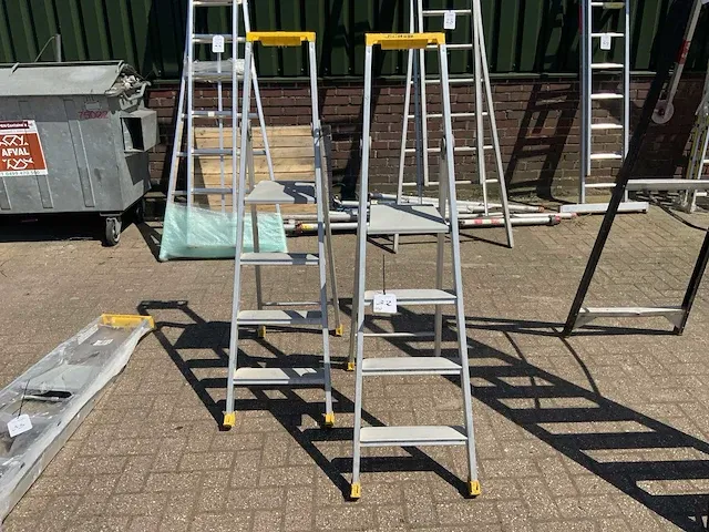 Giss 796774 aluminium trapladder (2x) - afbeelding 3 van  8