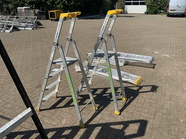 Giss 796774 aluminium trapladder (2x) - afbeelding 4 van  8