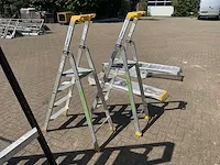 Giss 796774 aluminium trapladder (2x) - afbeelding 4 van  8