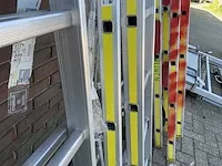 Giss 868085 2 x 8 aluminium ladder (2x) - afbeelding 3 van  8