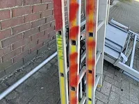 Giss 868085 2 x 8 aluminium ladder (2x) - afbeelding 2 van  8