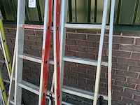 Giss 868085 2 x 8 aluminium ladder (2x) - afbeelding 5 van  8